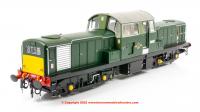 1725 Heljan Class 17 Diesel Locomotive number D8607 in BR Green with small yellow panels